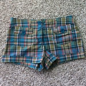 Plaid Shorts